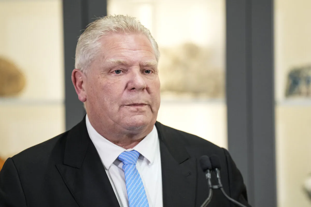 Ontario Premier Doug Ford attends an announcement in Toronto on Jan. 13, 2025. (The Canadian Press/Chris Young)