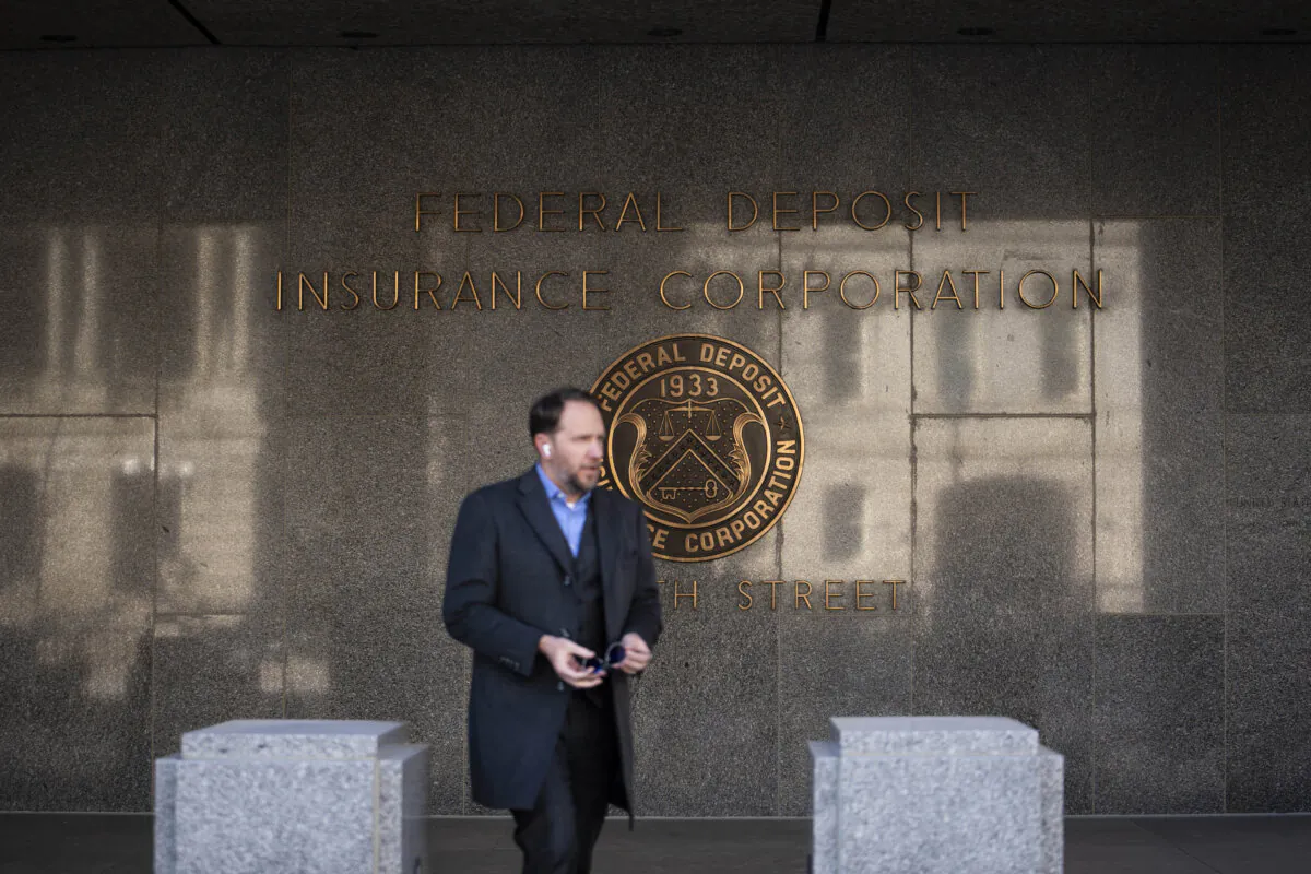 Federal Deposit Insurance Corporation in Washington on Jan. 14, 2025. (Madalina Vasiliu/The Epoch Times)