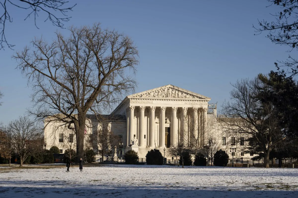 The U.S. Supreme Court in Washington on Jan. 15, 2025. (Madalina Vasiliu/The Epoch Times)