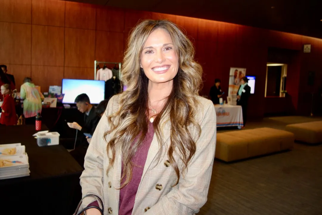 Nicole Pucci at the Shen Yun Performing Arts performance at Harris Center, in Folsom, on Jan. 15, 2025. (Lily Yu/ The Epoch Times)