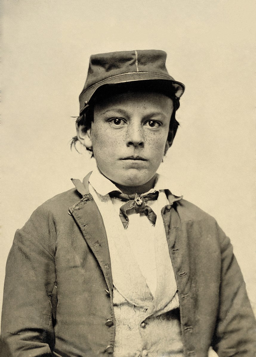 Confederate young soldier, boy