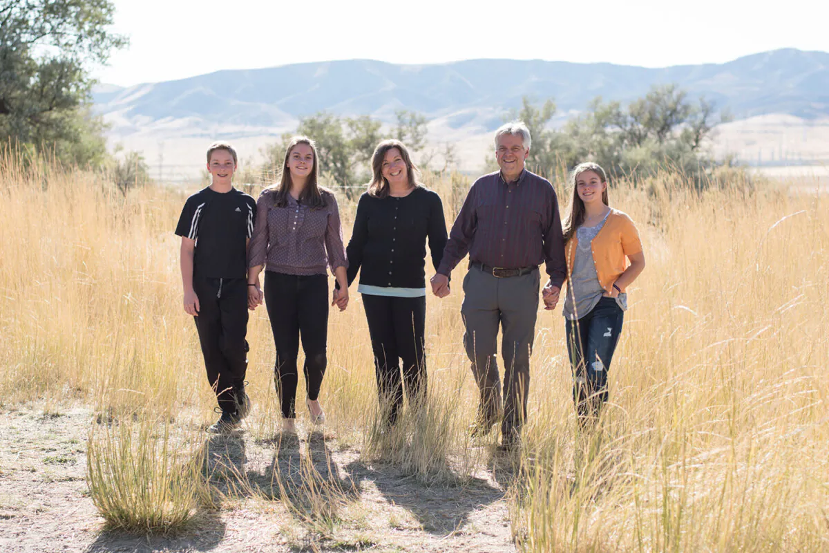 Kylene and Jonathan Jones (center) are the parents and emergency preparedness experts behind The Provident Prepper blog. They're passionate about helping others be prepared via blog posts, books, YouTube videos, and classes. (Courtesy of The Provident Prepper)