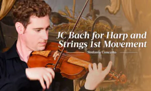 J. C. Bach: Sinfonia Concerto for Harp and Strings: 1st Movement