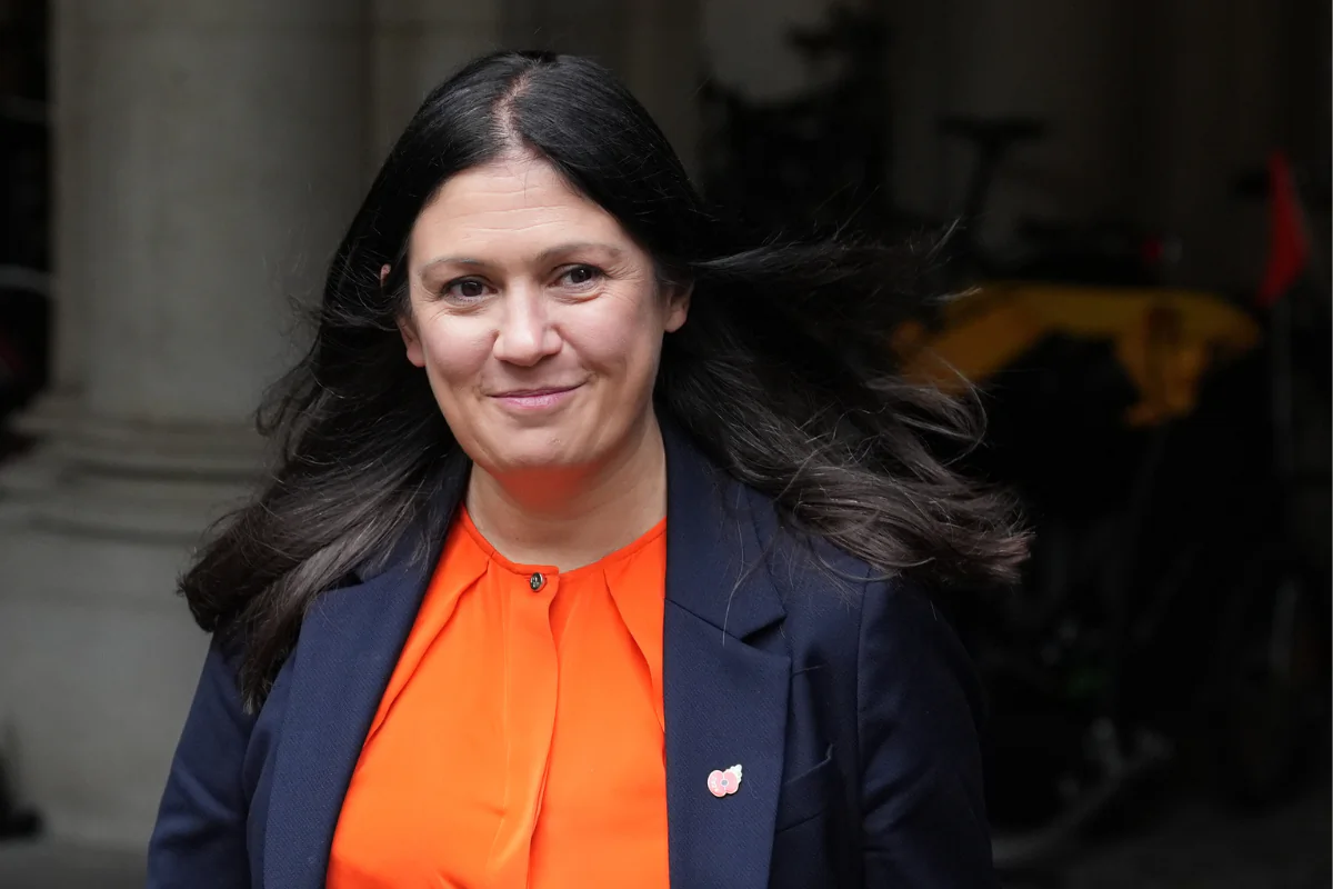 Culture Secretary Lisa Nandy arrives in Downing Street, London, on Oct. 30, 2024. (Lucy North/PA Wire)