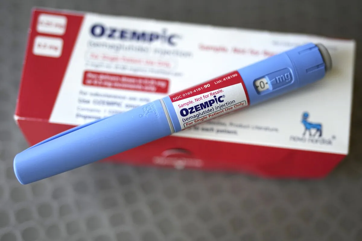 The injectable drug Ozempic in Houston  on July 1, 2023. (David J. Phillip/AP Photo)