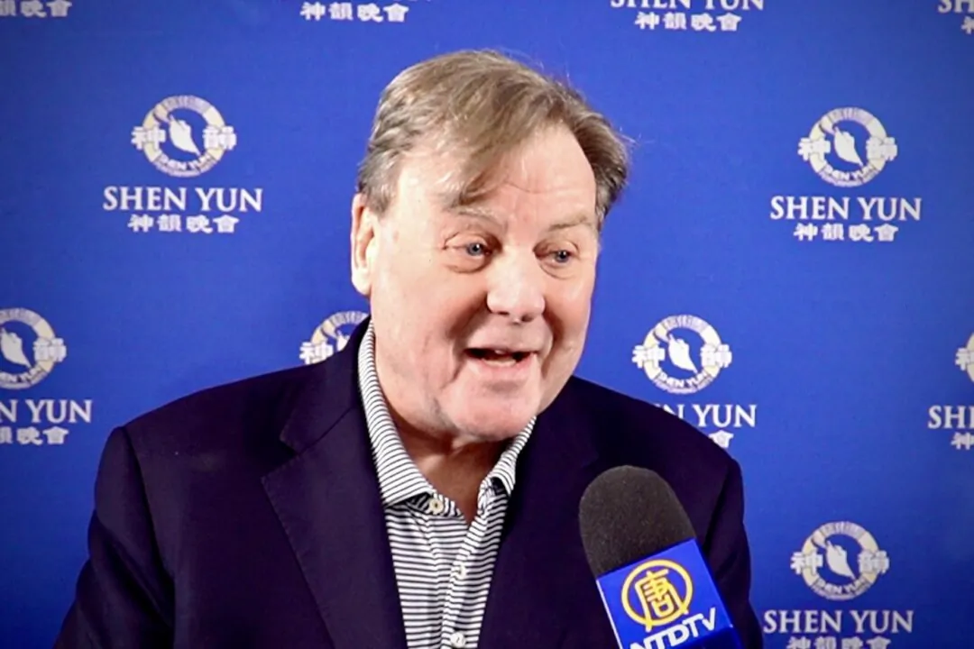 Timm Sweeney enjoyed Shen Yun at the Duke Energy Center for the Arts in St. Petersburg, Florida, on Jan. 18, 2025. (NTD)