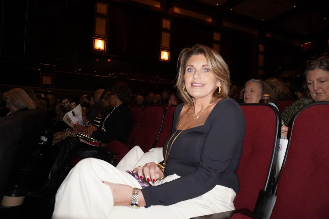 Christy Humphrey watched Shen Yun Performing Arts at the Memorial Auditorium at Martin Marietta Center for the Performing Arts in Raleigh. North Carolina on Jan. 18, 2025. (Sherry Dong/The Epoch Times)
