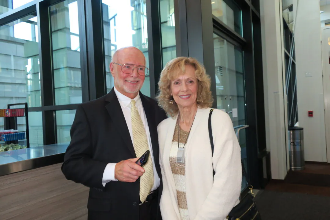 John Price and Victoria Bradley enjoyed Shen Yun at the Martin Marietta Center for the Performing Arts
 in Raleigh, North Carolina, on Jan. 18, 2025. (Maggie Xie/The Epoch Times)