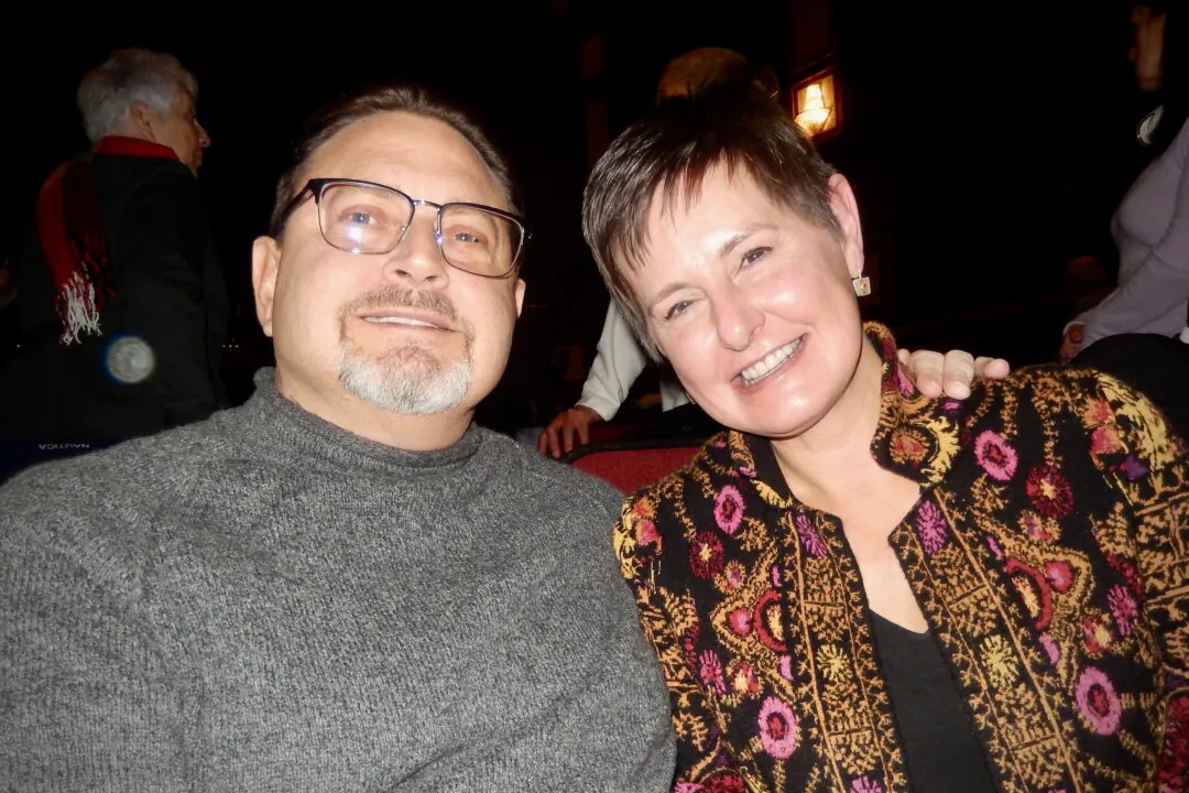Ken McBride and his wife enjoyed Shen Yun Performing Arts at the Memorial Auditorium at Martin Marietta Center for the Performing Arts in Raleigh, North Carolina on Jan. 18, 2025. (Henry Wang/The Epoch Times)
