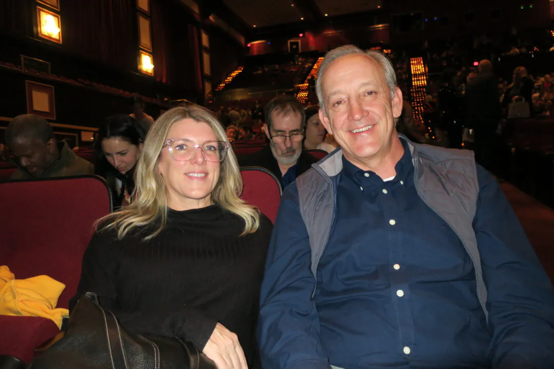 John and Jessica Donachy enjoyed Shen Yun at the Martin Marietta Center for the Performing Arts in Raleigh, North Carolina, on Jan. 18, 2025. (Maggie Xie/The Epoch Times)
