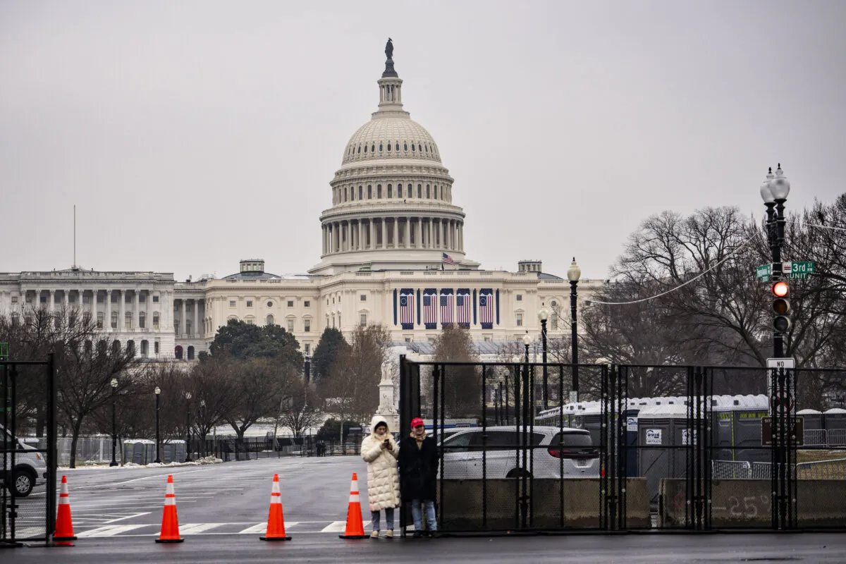 The U.S. Capitol in Washington on Jan. 19, 2025. (Madalina Vasiliu/The Epoch Times)