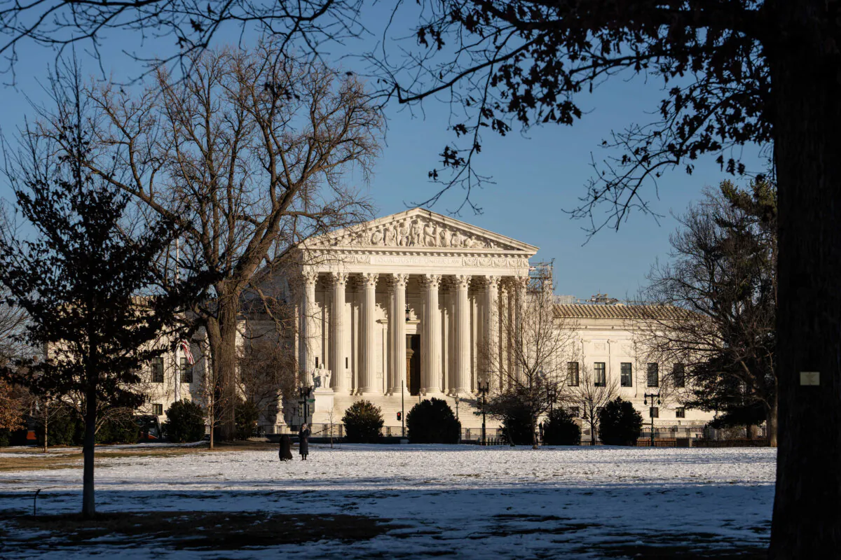 The U.S. Supreme Court in Washington on Jan. 15, 2025. (Madalina Vasiliu/The Epoch Times)