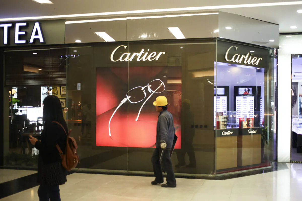 A Cartier store in Beijing on May 8, 2015. (Greg Baker/AFP via Getty Images)