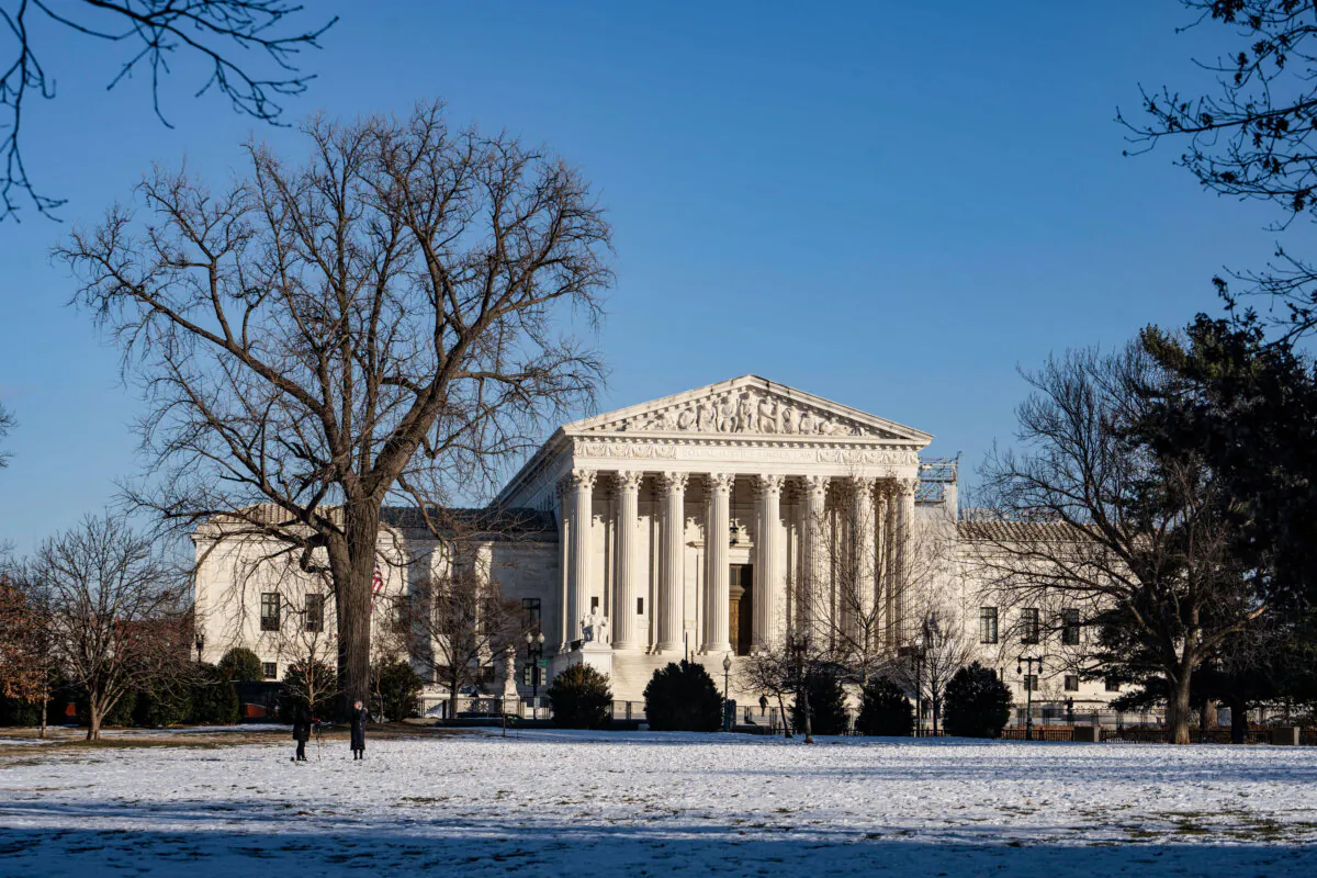 The U.S. Supreme Court in Washington on Jan. 15, 2025. (Madalina Vasiliu/The Epoch Times)