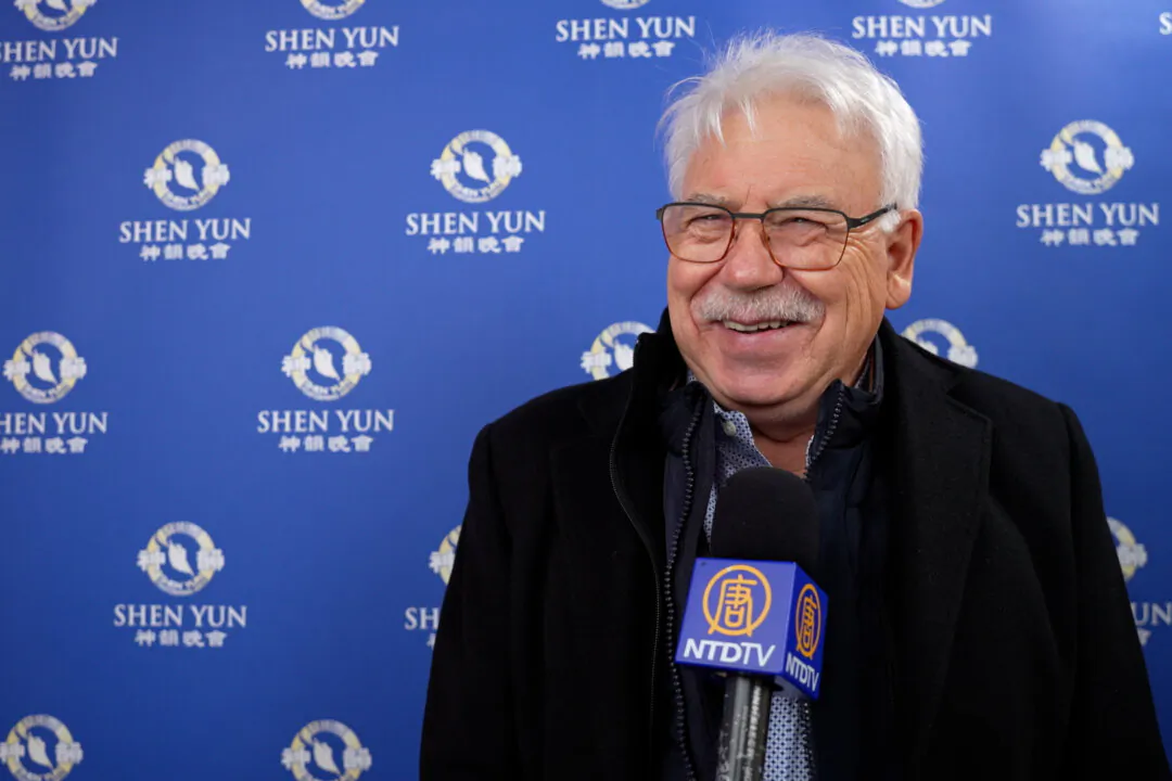 Lucien Walther enjoyed Shen Yun at the Zénith in Strasbourg, France, on Jan. 20, 2025. (NTD)