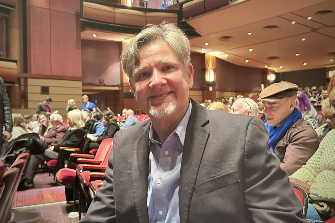 Michael Dudley watched Shen Yun at the Jacksonville Center for the Performing Arts on Jan. 22, 2025. (Xinxin Teng/The Epoch Times)