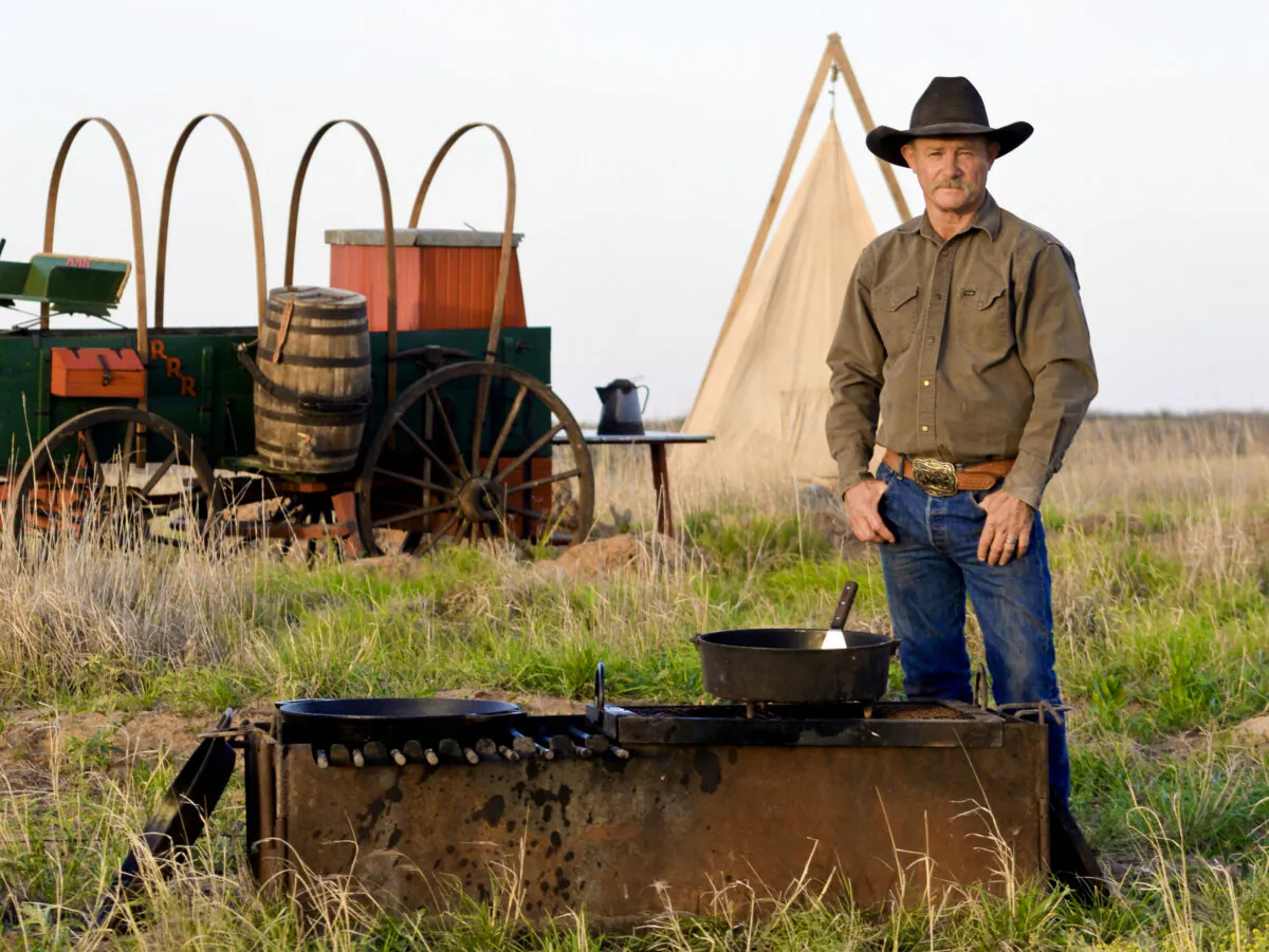 Kent Rollins is a chuck wagon cook, storyteller, YouTube star, and cookbook author. (Shannon Rollins)