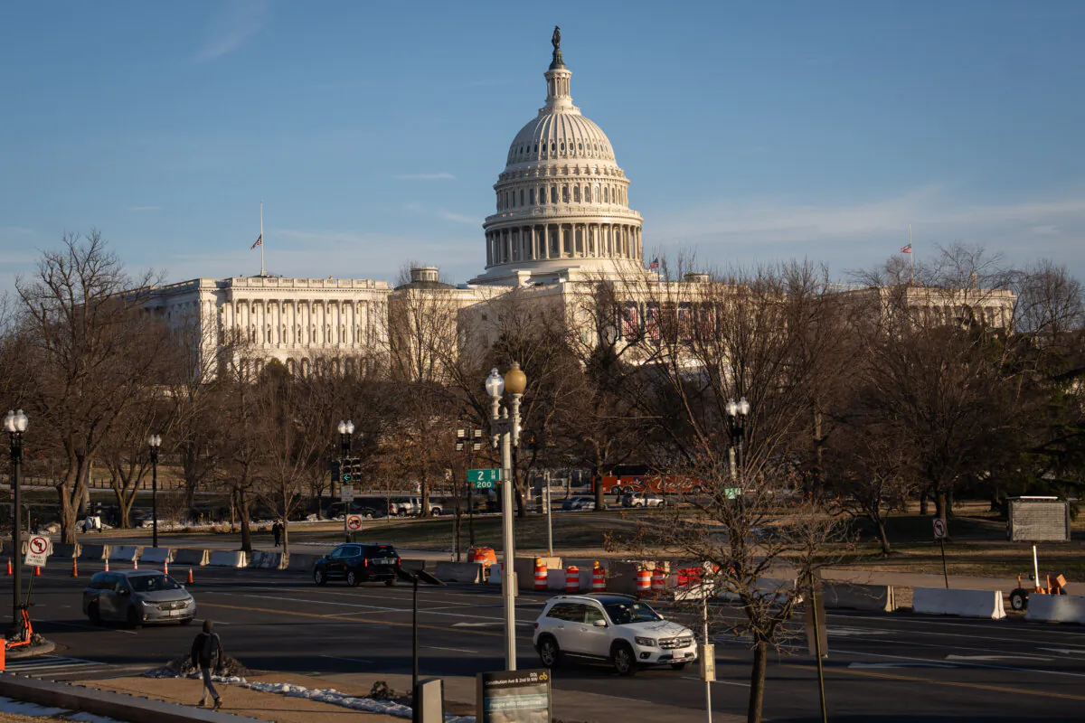 The U.S. Capitol building in Washington on Jan. 23, 2025. (Madalina Vasiliu/The Epoch Times)