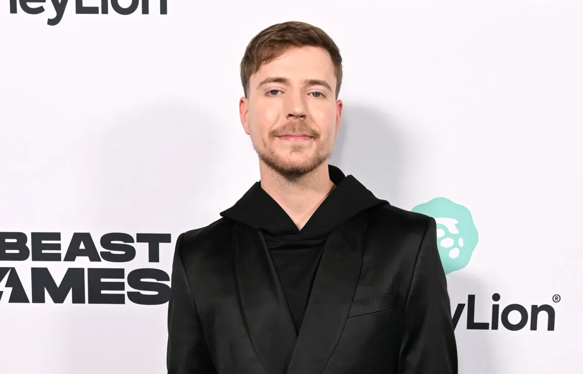 MrBeast attends at a content creator special screening in Santa Monica, Calif., on Dec. 18, 2024. (Jon Kopaloff/Getty Images for Prime Video)
