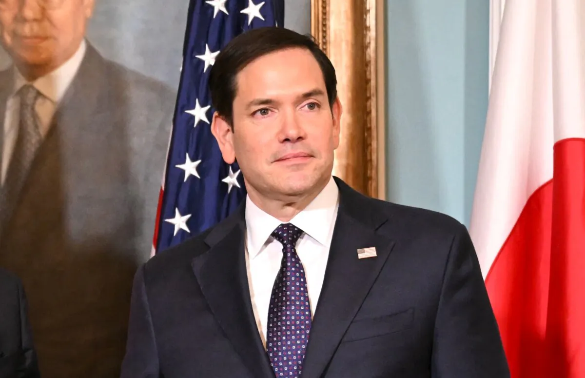 Secretary of State Marco Rubio at the State Department in Washington on Jan. 21, 2025. (Andrew Caballero-Reynolds/AFP via Getty Images)