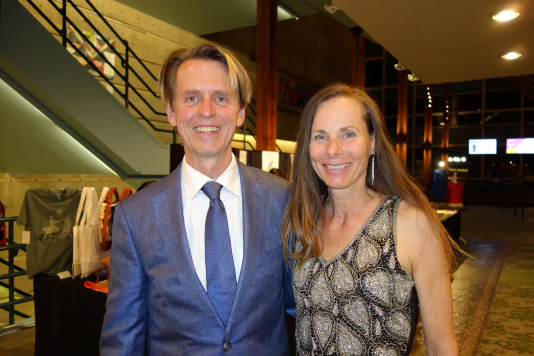 Duane Pederson and Michaela Begg enjoyed Shen Yun's evening performance at the Hult Center on Jan. 25, 2025. (Lily Yu/The Epoch Times)