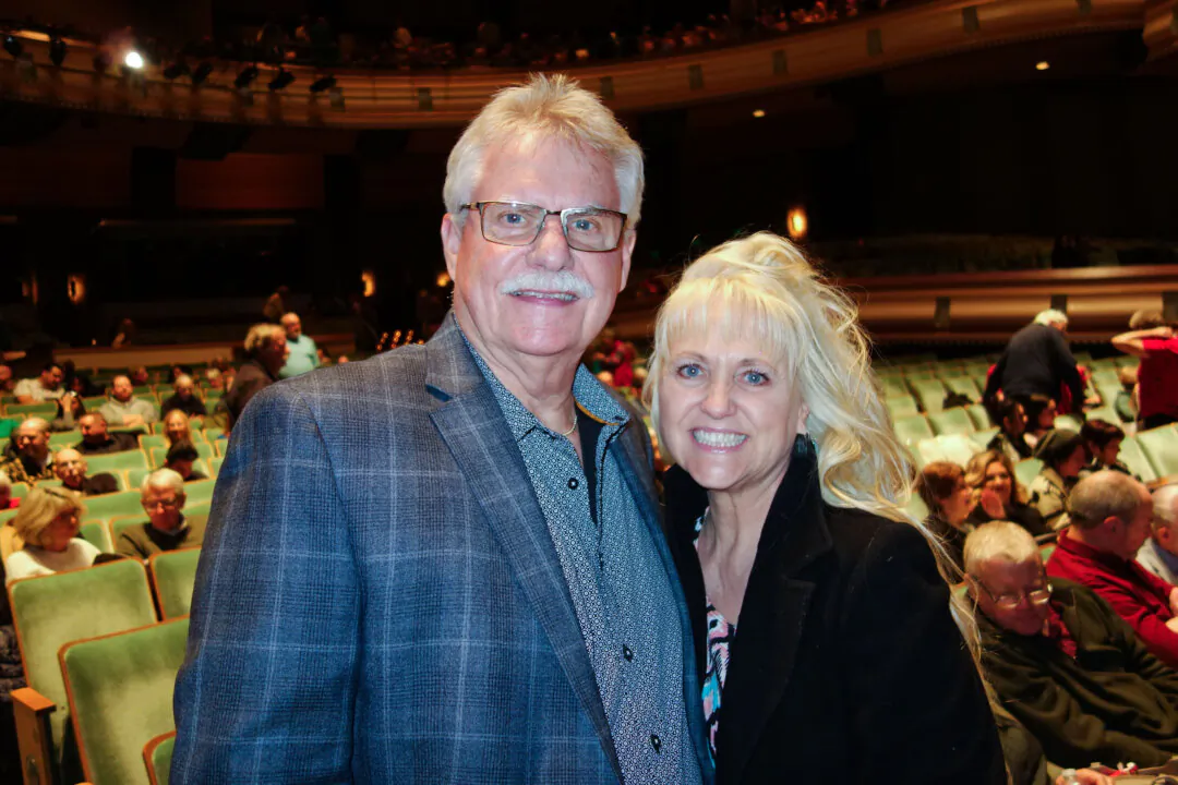 George and Paula Johnson enjoyed Shen Yun at the Hult Center in Eugene, Oregon, on Jan. 25, 2025. (Lily Yu/The Epoch Times)