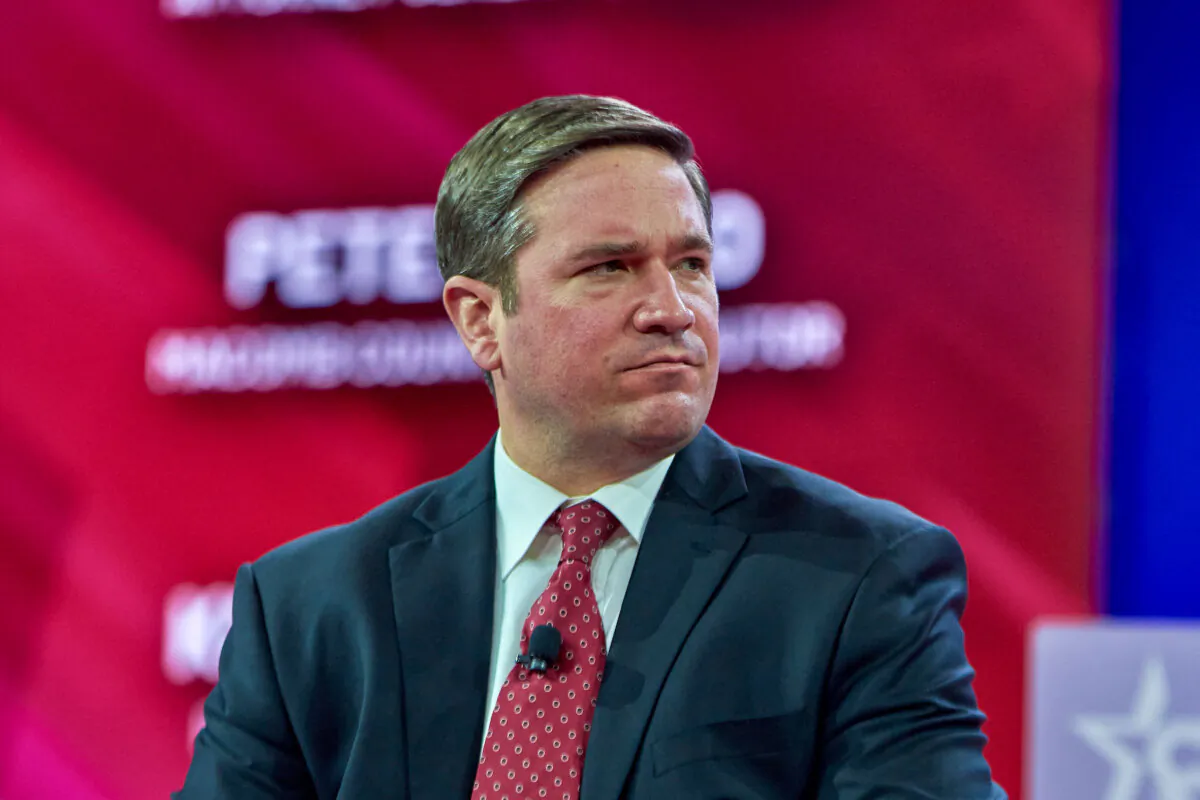 Andrew Bailey during the 2024 Conservative Political Action Conference the Gaylord National Convention Center in Fort Washington, Maryland, Thursday, Feb. 22, 2024. (Photo by Dominic Gwinn / Middle East Images / Middle East Images via AFP)