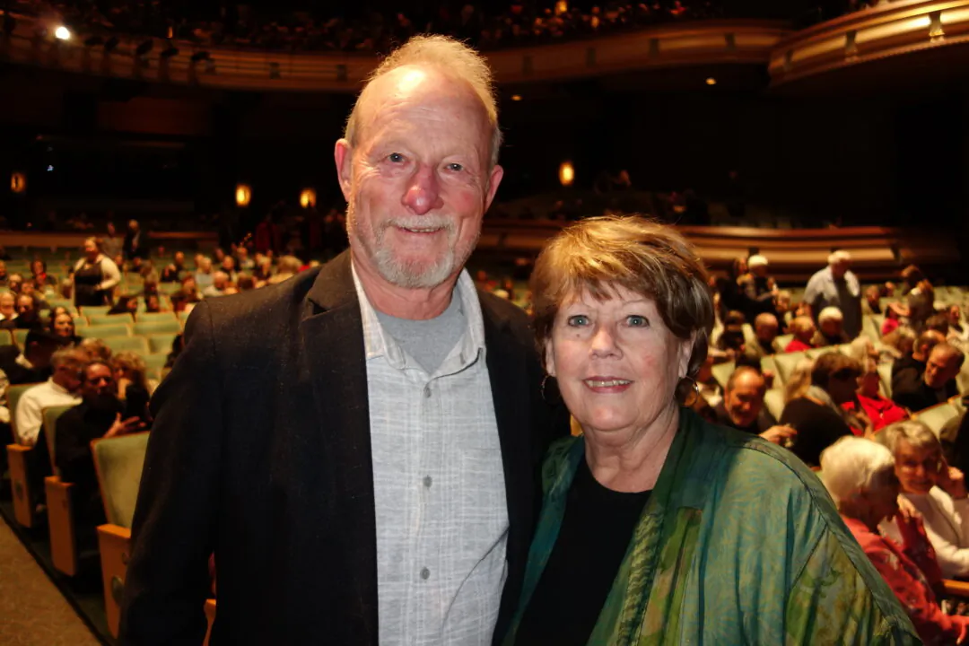 Steve and Joyce Miller watched Shen Yun Performing Arts at the Hult Center in Eugene, Ore., on Jan. 26, 2025. (Lily Yu/The Epoch Times)