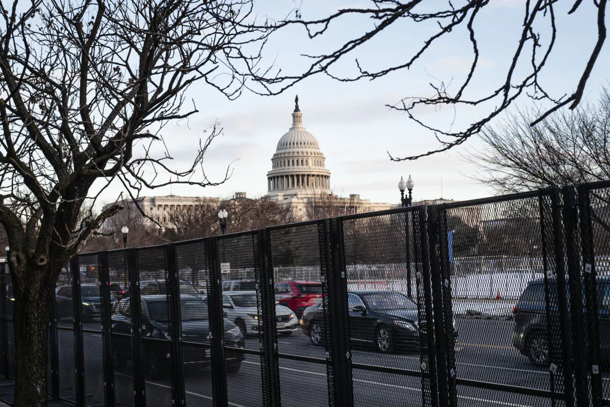 The U.S. Capitol building in Washington on Jan. 14, 2025. (Madalina Vasiliu/The Epoch Times)
