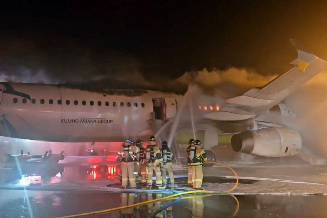 Air Busan Airbus catches fire, injuring seven at Gimhae Airport