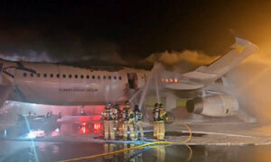 Air Busan Plane Catches Fire at South Korean Airport