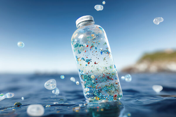 Microplastics in Drinking Water: Small Enough to Enter Cells, Below Detection Limits