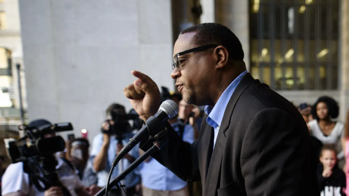 Pittsburgh Mayor Ed Gainey in a file photo. (Justin Merriman/Getty Images)