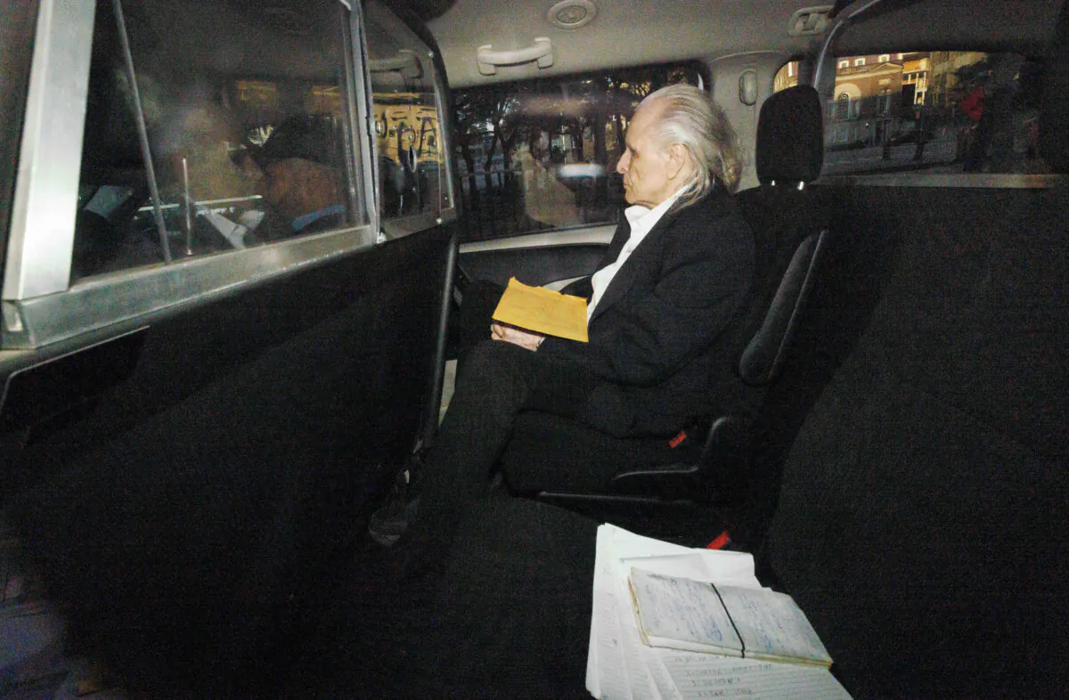 Former fashion mogul Peter Nygard arrives at a courthouse in Toronto, on Oct.3, 2023. (The Canadian Press/Cole Burston) 