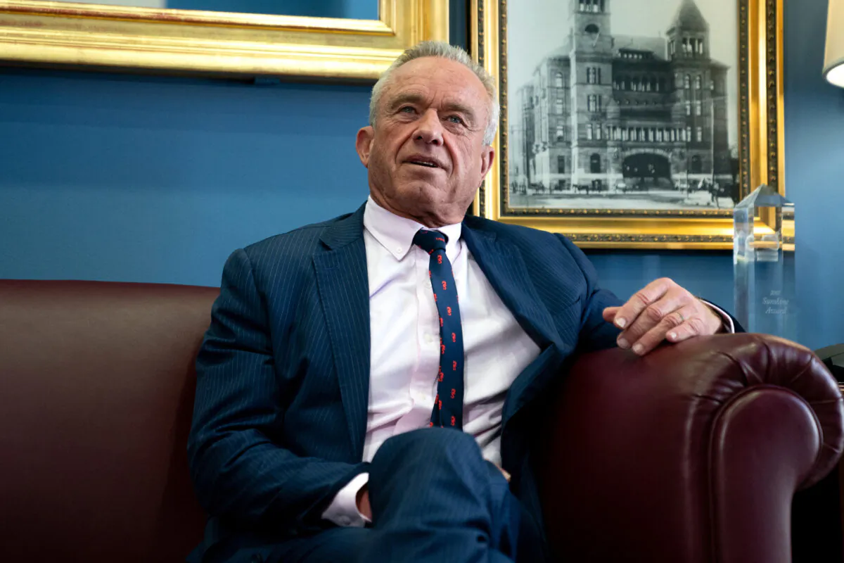 Robert F. Kennedy Jr. during a meeting on Capitol Hill on Jan. 9, 2025. (Allison Robbert/AFP)