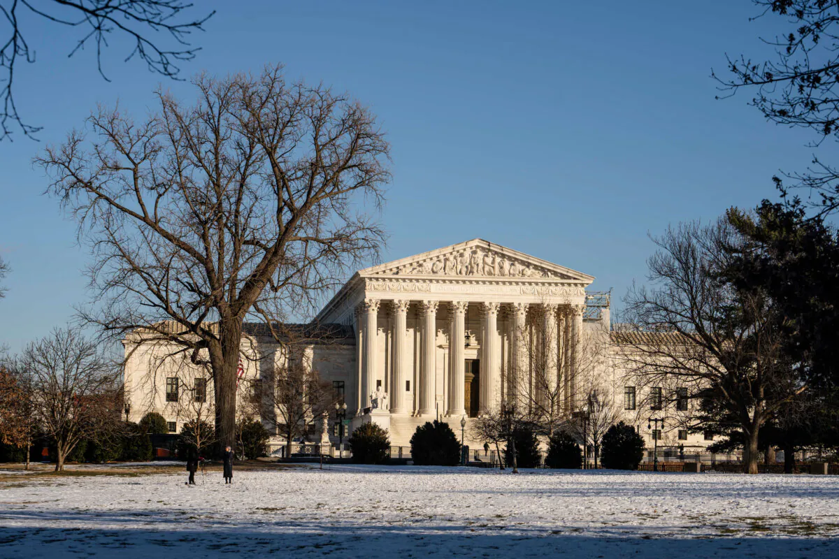 The U.S. Supreme Court in Washington on Jan. 15, 2025. (Madalina Vasiliu/The Epoch Times)