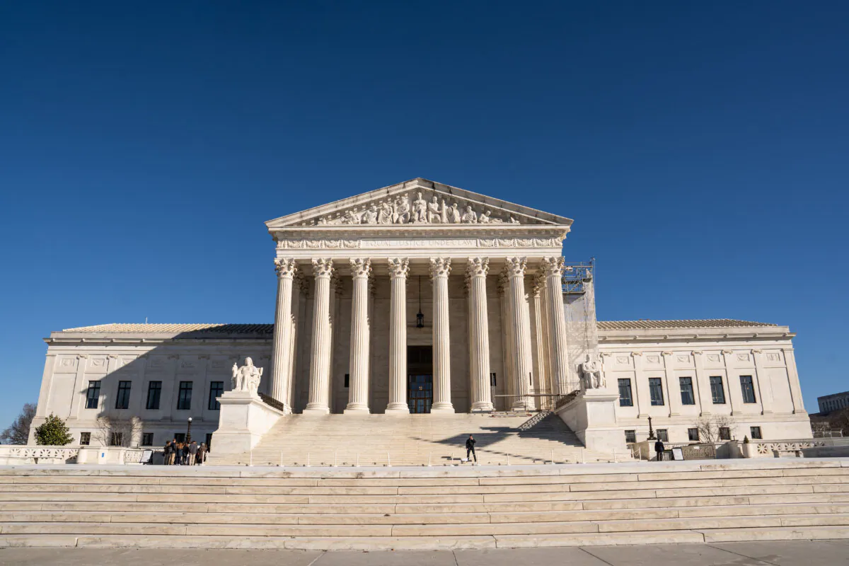 The U.S. Supreme Court in Washington on Jan. 29, 2025. (Madalina Vasiliu/The Epoch Times)