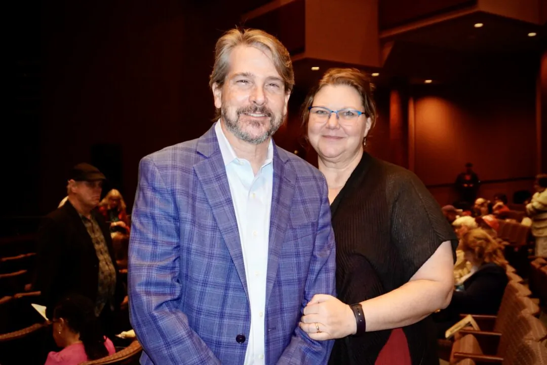 Luis Goicouria and Darla March enjoyed Shen Yun's evening performance at the Thrasher-Horne Center in Orange Park, Fla., on Jan. 29, 2025. (Nancy Ma/The Epoch Times)