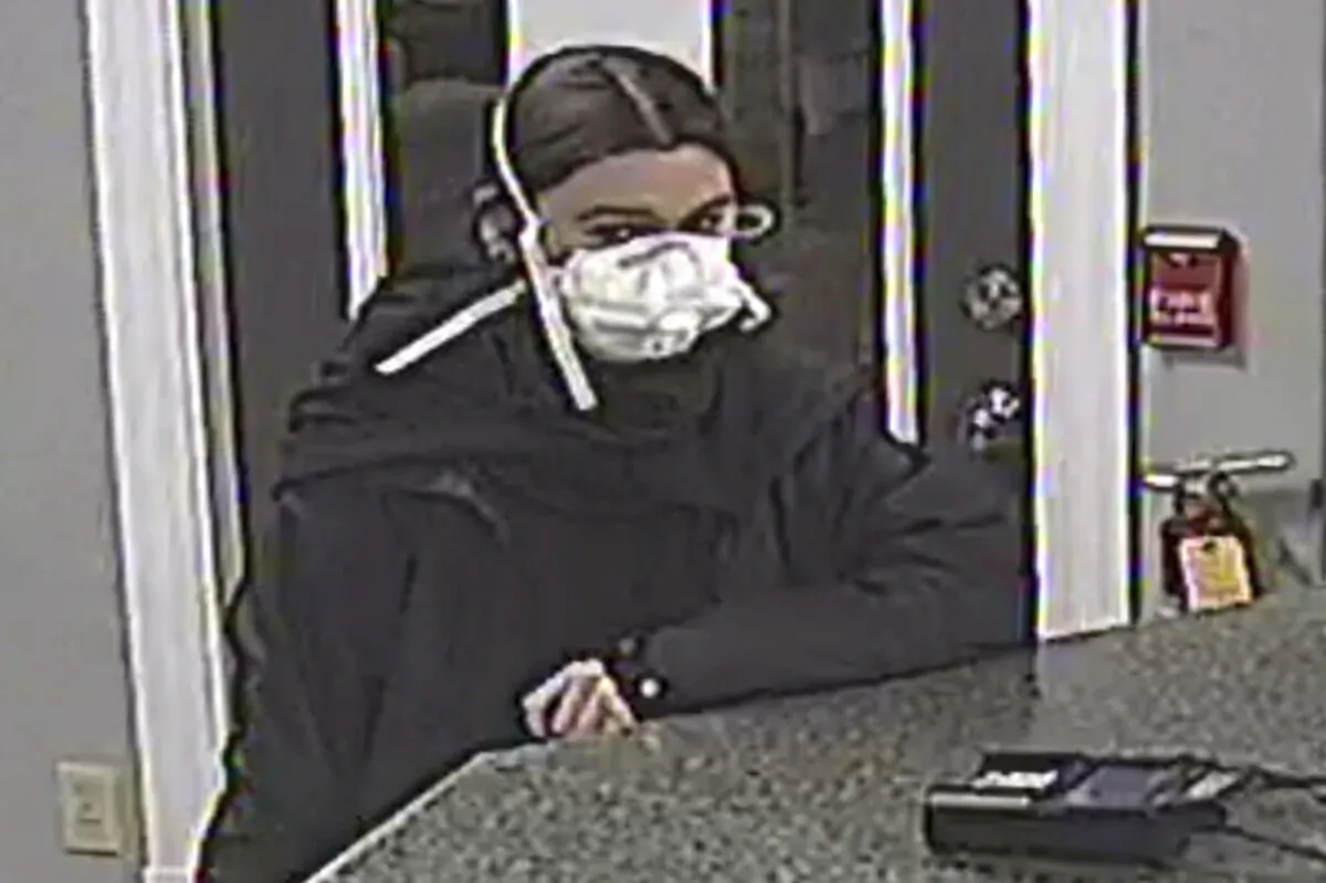Teresa Youngblut, who is charged by the FBI in connection to the shooting death of US Border Patrol Agent David Maland, is seen in the office at the Newport City Inn on Jan. 14, 2025 in Newport, Vermont, in this still frame photograph from video released by the inn, who confirmed her identity. (Newport City Inn photograph via AP)