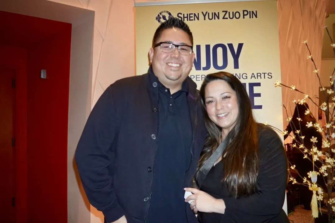 Michelle Bryan enjoyed Shen Yun at the Tobin Center for the Performing Arts in San Antonio, Texas, on Jan. 31, 2025. (Sally Sun/The Epoch Times)