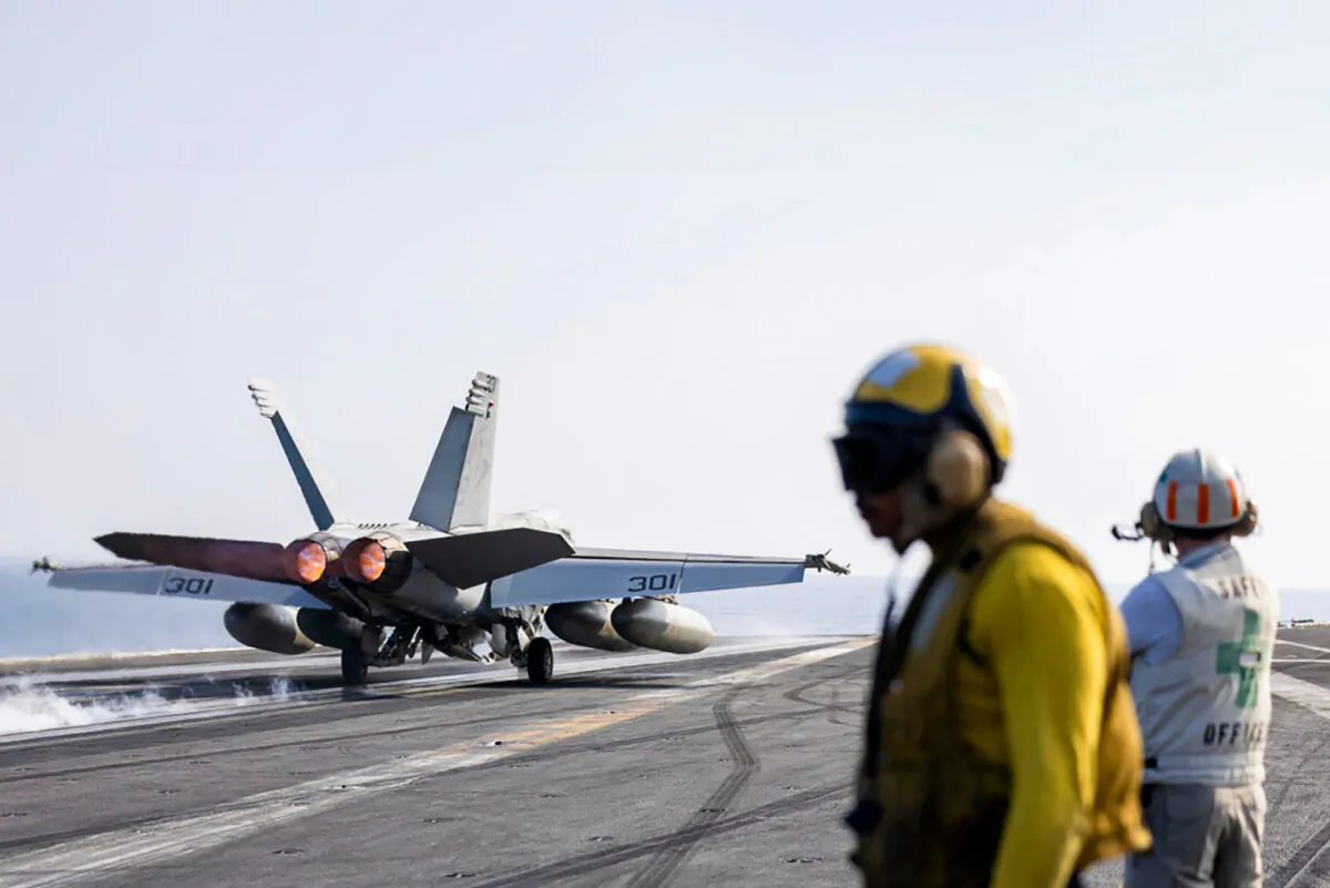 The U.S. military conducts coordinated airstrikes against ISIS members in Somalia on Feb. 1, 2025. (U.S. Africa Command/AP)