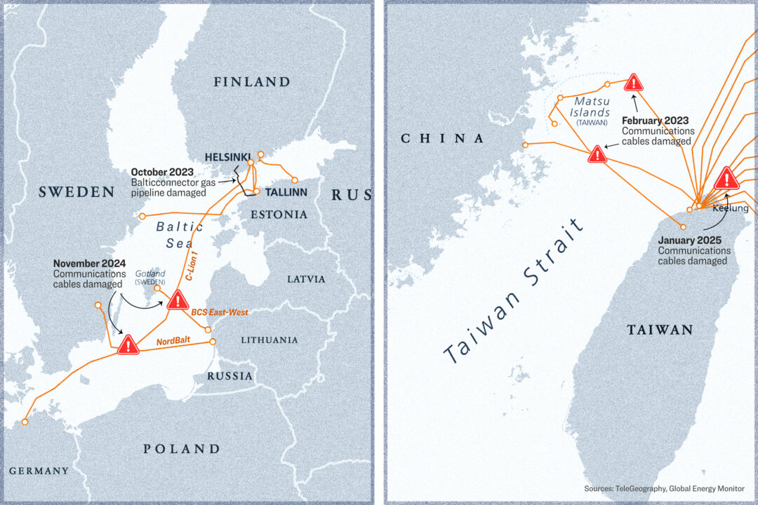 NextImg:Chinese Links to Alleged Undersea Cable Sabotage in Europe, Asia