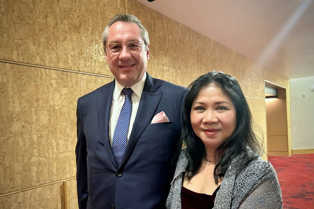 Ivan and Wilma Petrzelka enjoyed Shen Yun's evening performance a the SAFE Credit Union Performing Arts Center on Jan. 31, 2025. (Nan Su/The Epoch Times)