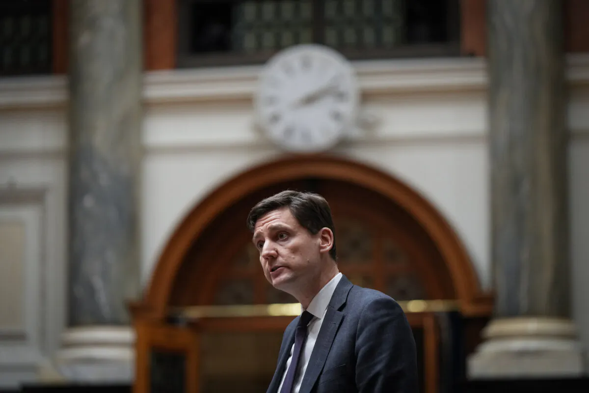 B.C. Premier David Eby speaks in the Legislative Chamber in Victoria, on Jan. 30, 2025. (The Canadian Press/Darryl Dyck)