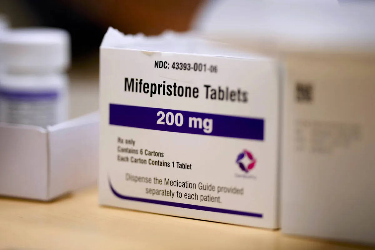 Mifepristone tablets in a Planned Parenthood clinic in Ames, Iowa, on July 18, 2024. (Charlie Neibergall/AP Photo)