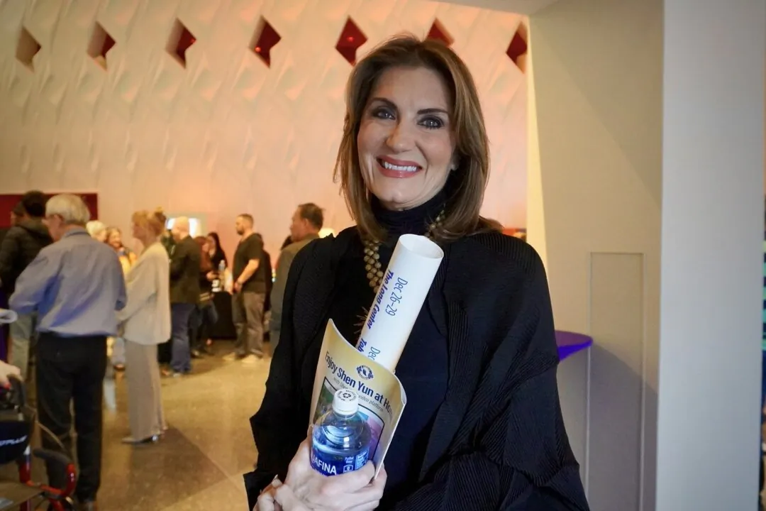 Leslie Ojeda enjoyed Shen Yun at the Tobin Center for the Performing Arts in San Antonio, Texas, on Feb. 2, 2025. (Sherry Dong/The Epoch Times)