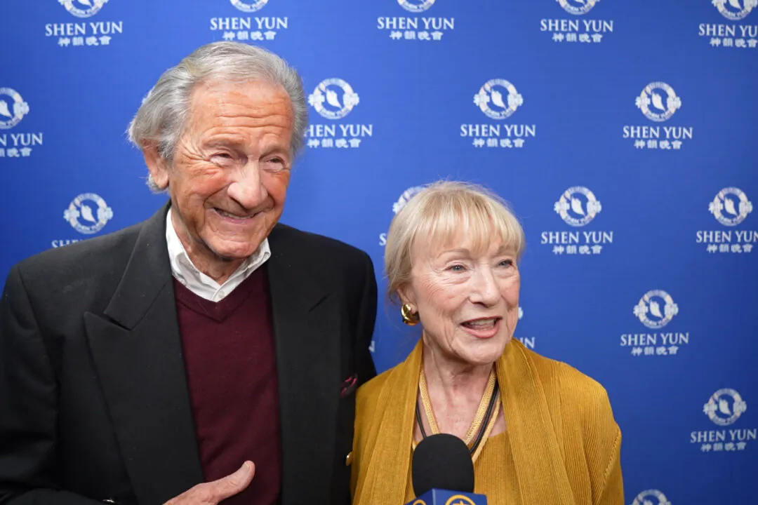 Stan and Dee Jeska enjoyed Shen Yun at the Cobb Energy Performing Arts Centre in Atlanta, Georgia, on Feb. 2, 2025. (Frank Xie/NTD