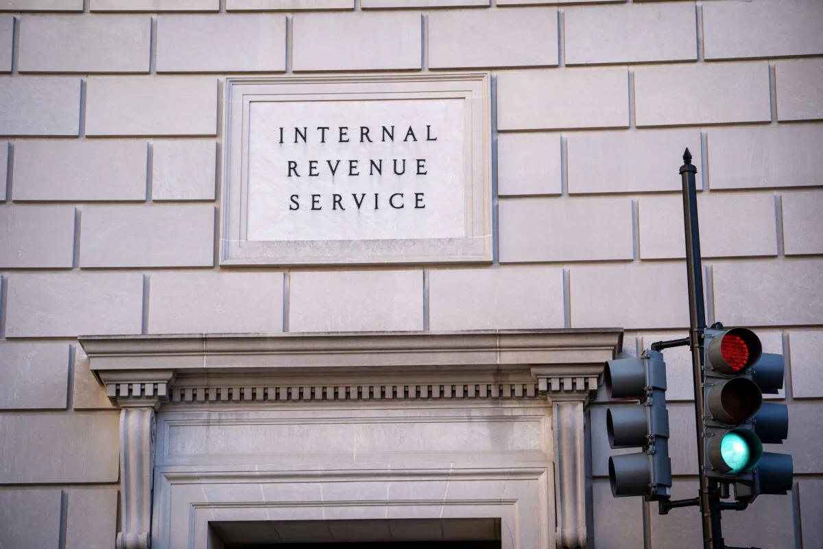 The IRS building in Washington on March 25, 2024. (Madalina Vasiliu/The Epoch Times)