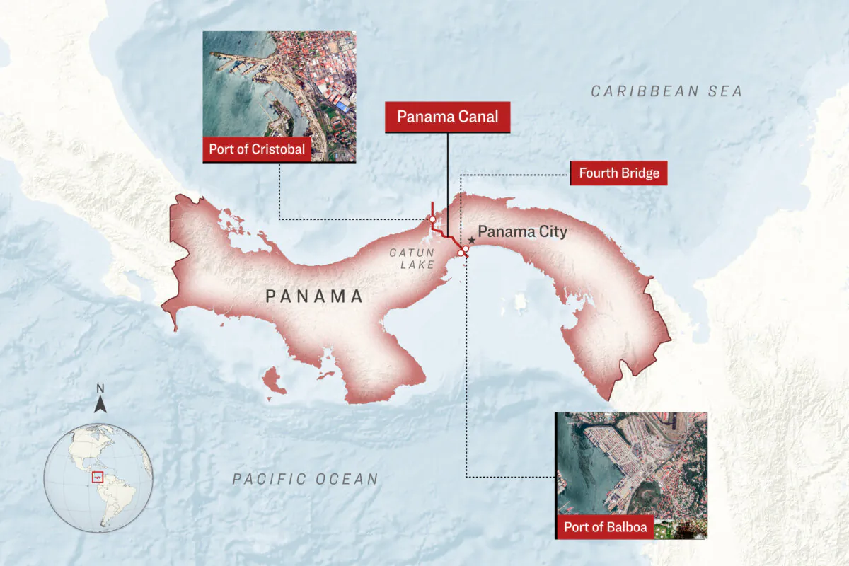 (Illustration by The Epoch Times, Google Earth, Shutterstock)