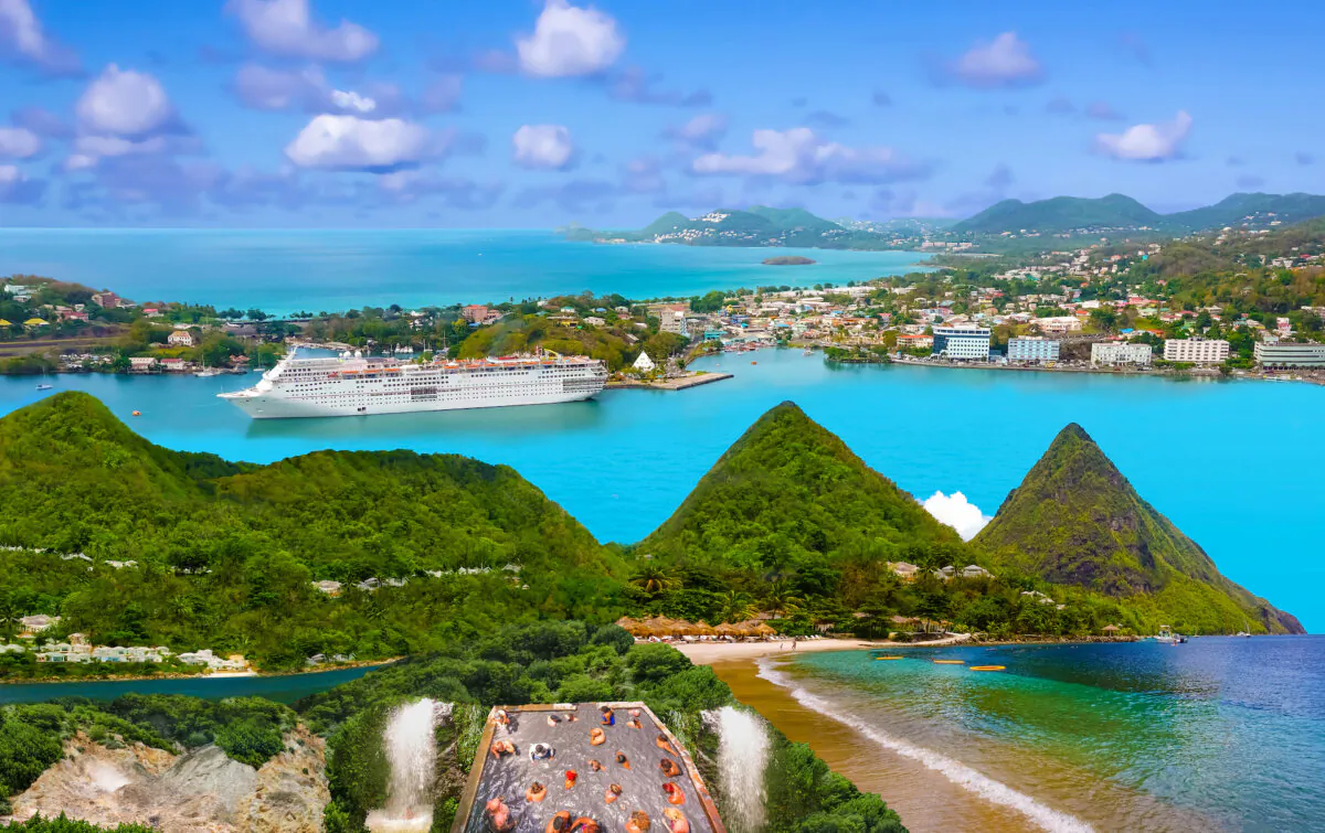 A collage of beautiful beaches in Saint Lucia, Caribbean Islands. (Getty Images/iStockphoto/TNS)